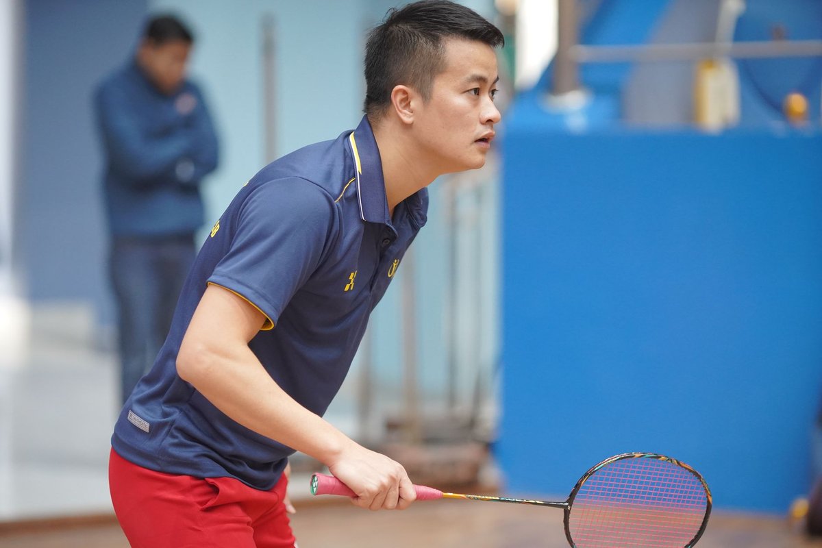 échauffement au badminton
